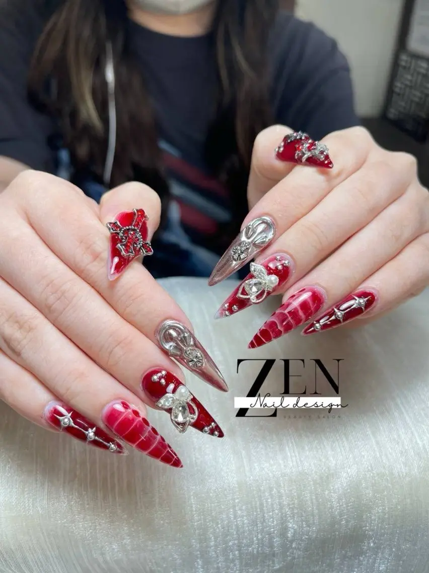 ネイル 持ち込み スカルプネイル ネイルチップ ハンドネイル Zen Nail Design 池袋のネイルデザイン