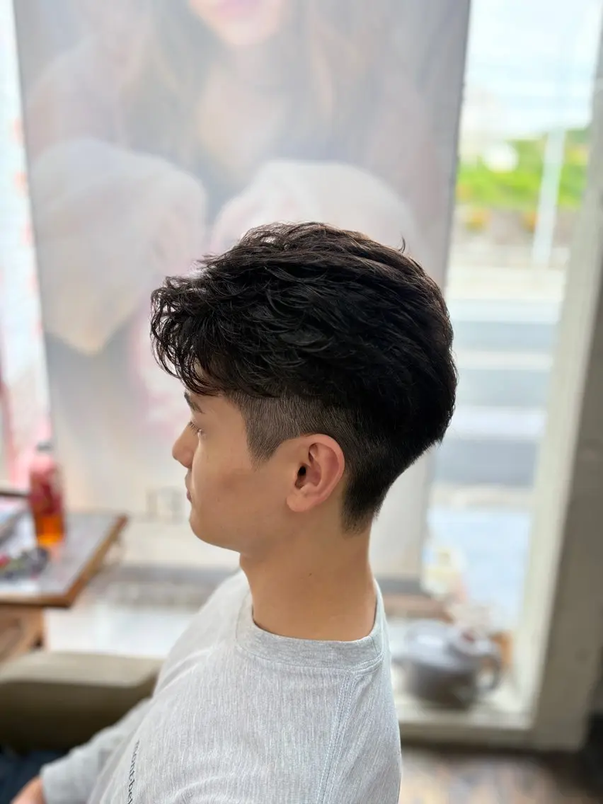 パーマ メンズ 山本 健生のヘアスタイル