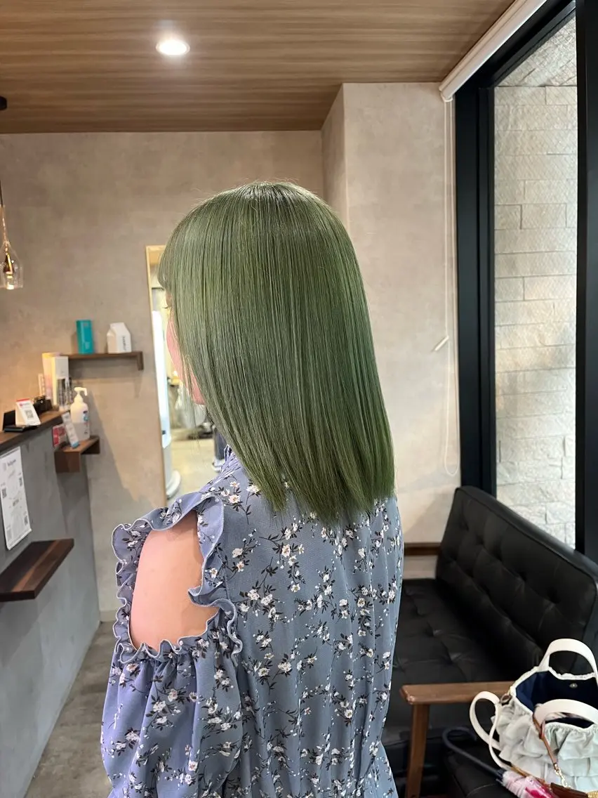 ミディアム ヘアカラー トリートメント RIENS xrea一樹のヘアスタイル