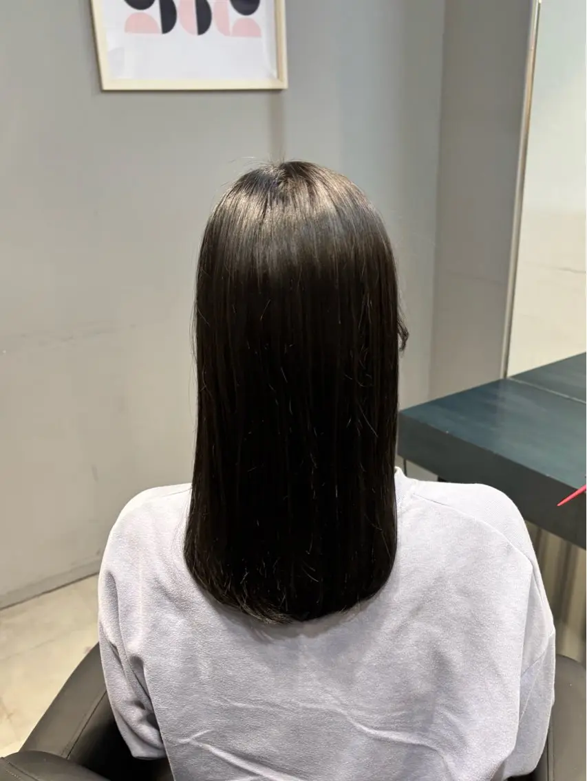 🫧韓国風カラー🫧アルティストカラー+前髪カット[超音波トリートメント付き]の写真