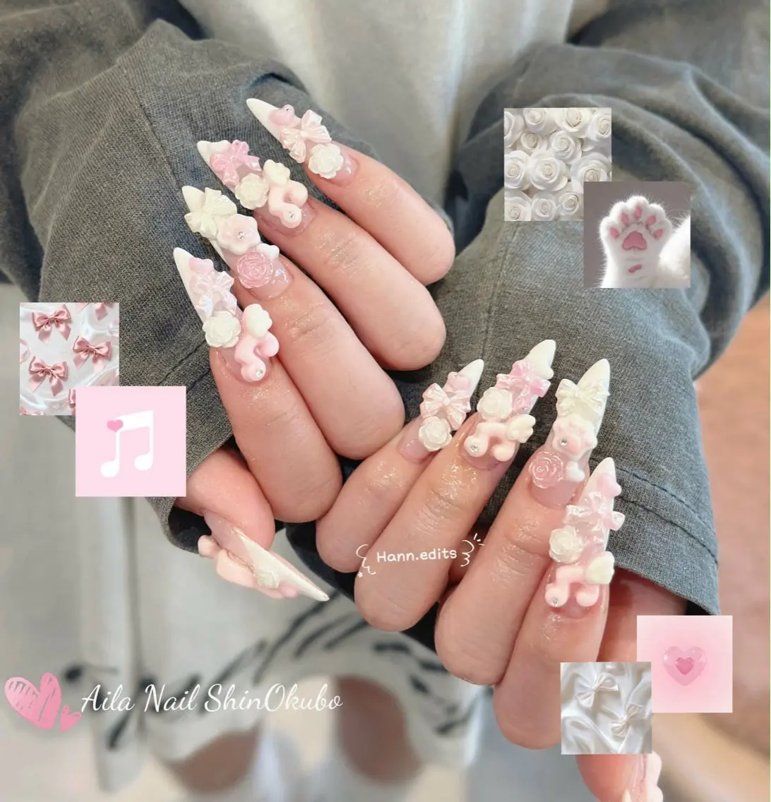 ロング Aila Nail Shinokuboのネイルデザイン