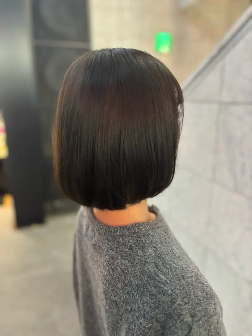ミディアム カラー ヘアカラー グレー・オリーブ ソウタのヘアスタイル