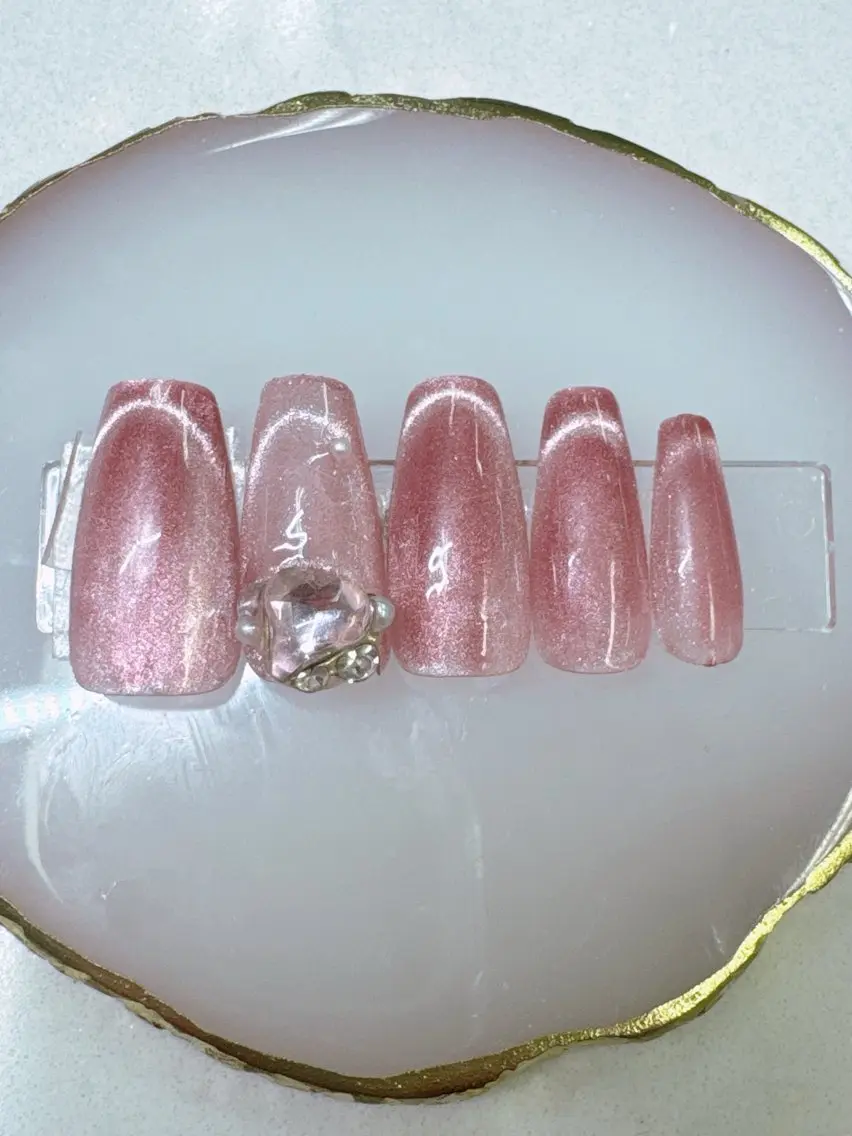 ネイル べっ甲ネイル フレンチネイル ジェルネイル ガラスフレンチ パラジェル ハンドネイル Queeens nailのネイルデザイン