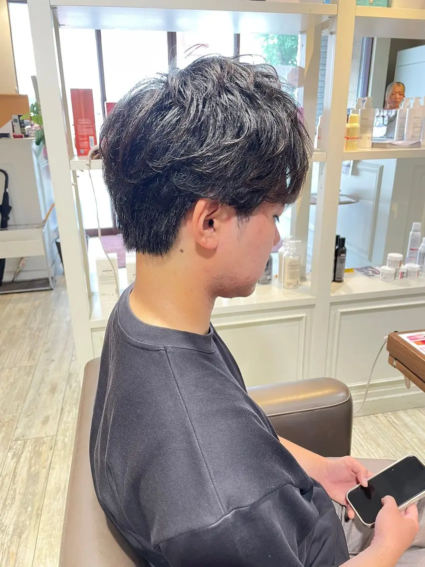 ショート メンズ カット 【水素カラー/メンズ 】Lee布施/純平のヘアスタイル