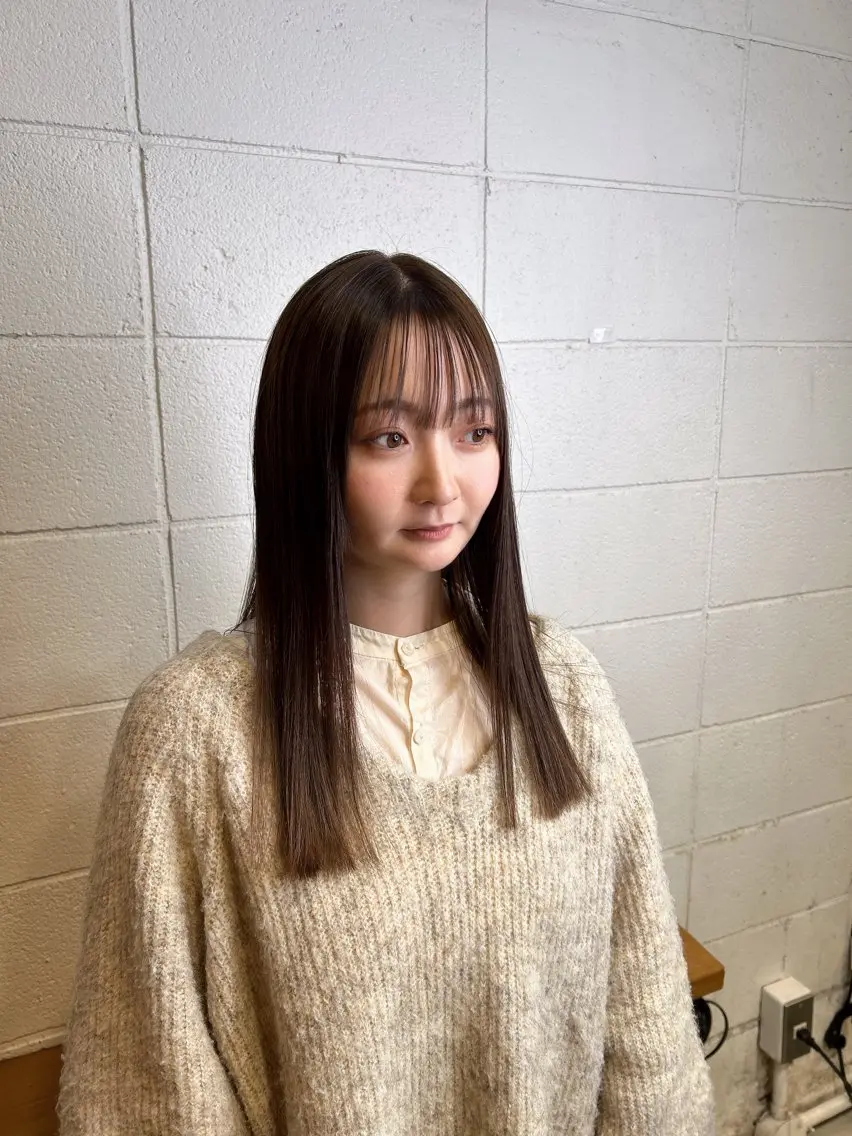 ロング カラー パーマ ベージュカラー 髪質改善 ⭐️ハイクオリティ カラー杉本雄志⭐️のヘアスタイル