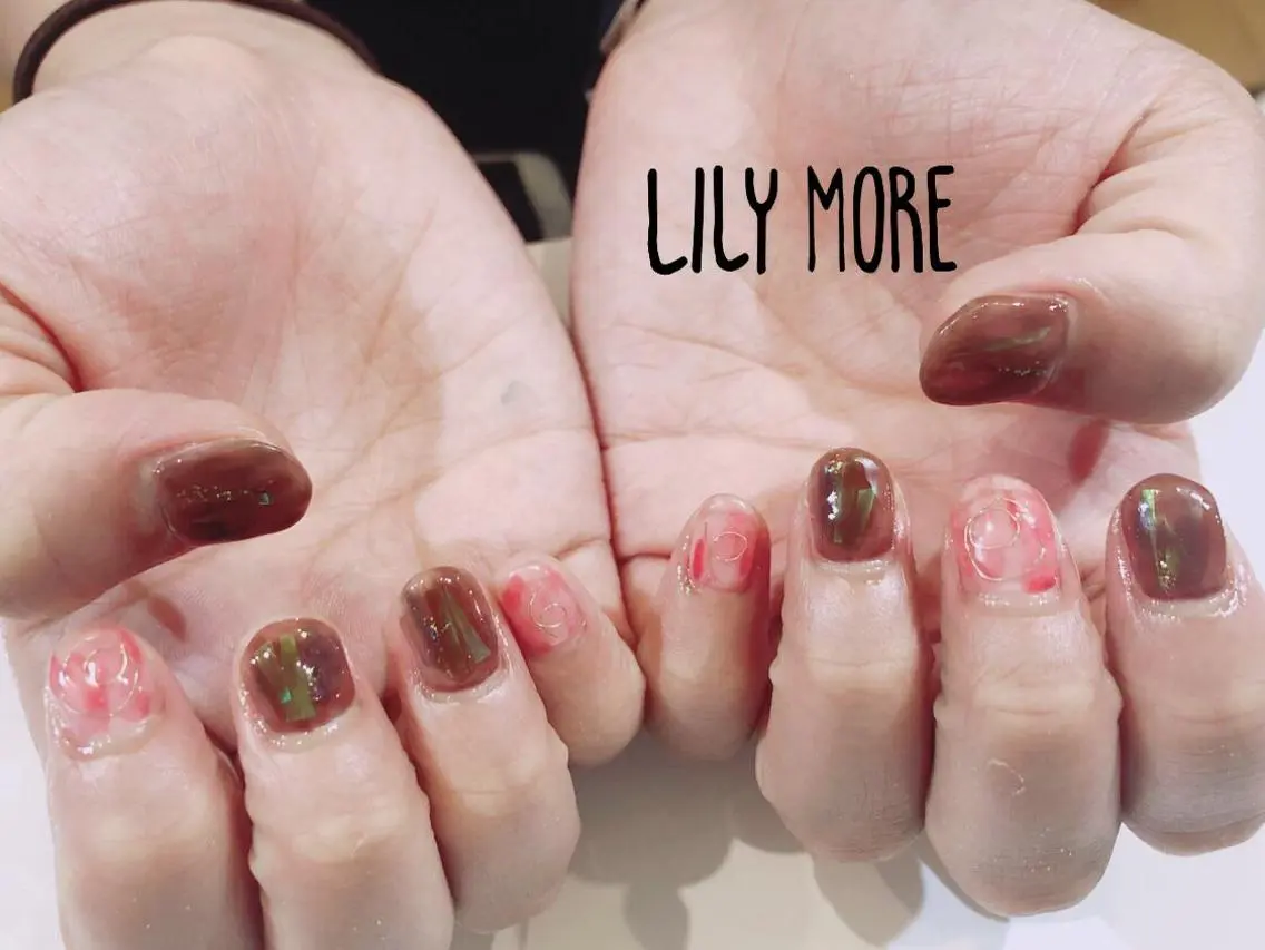 ネイル ニュアンスネイル Lily closetのネイルデザイン