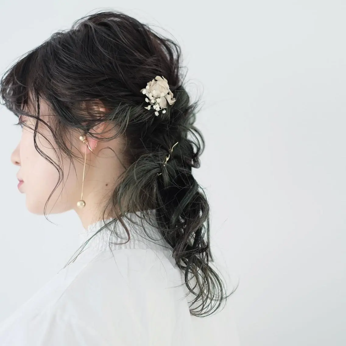 セミロング 🥛洒落髪小顔cut なら龍崎🥛のヘアスタイル