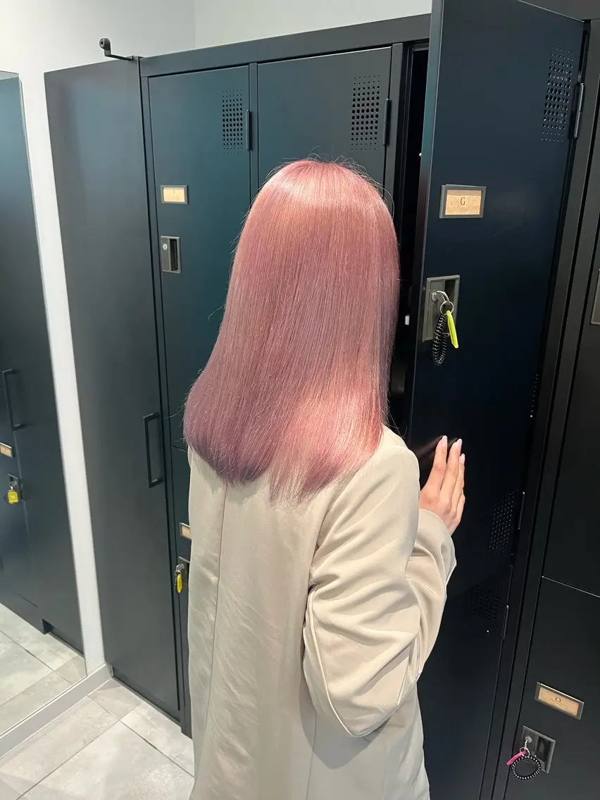 ケアブリーチ+オンカラー❤️コテ巻き無料🪄の写真