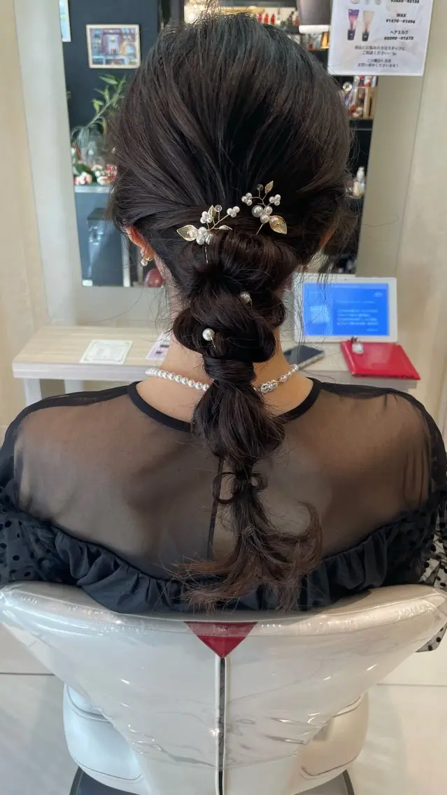 ヘアアレンジ 結婚式・ブライダル 🎨 SHIORI🥀のヘアスタイル
