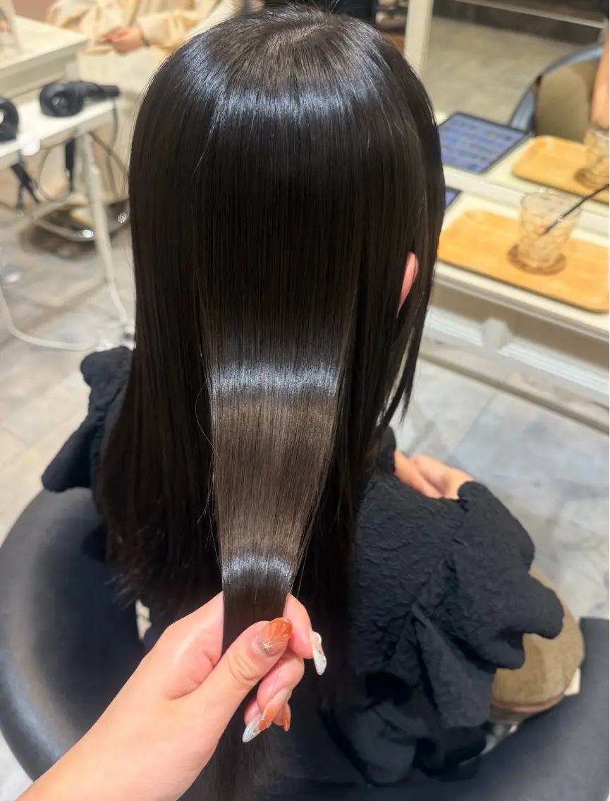 🎀予約多数💎プレミアム髪質改善|美髪ストレート+カット+インメトリィ6step 髪質改善TR✨️の写真