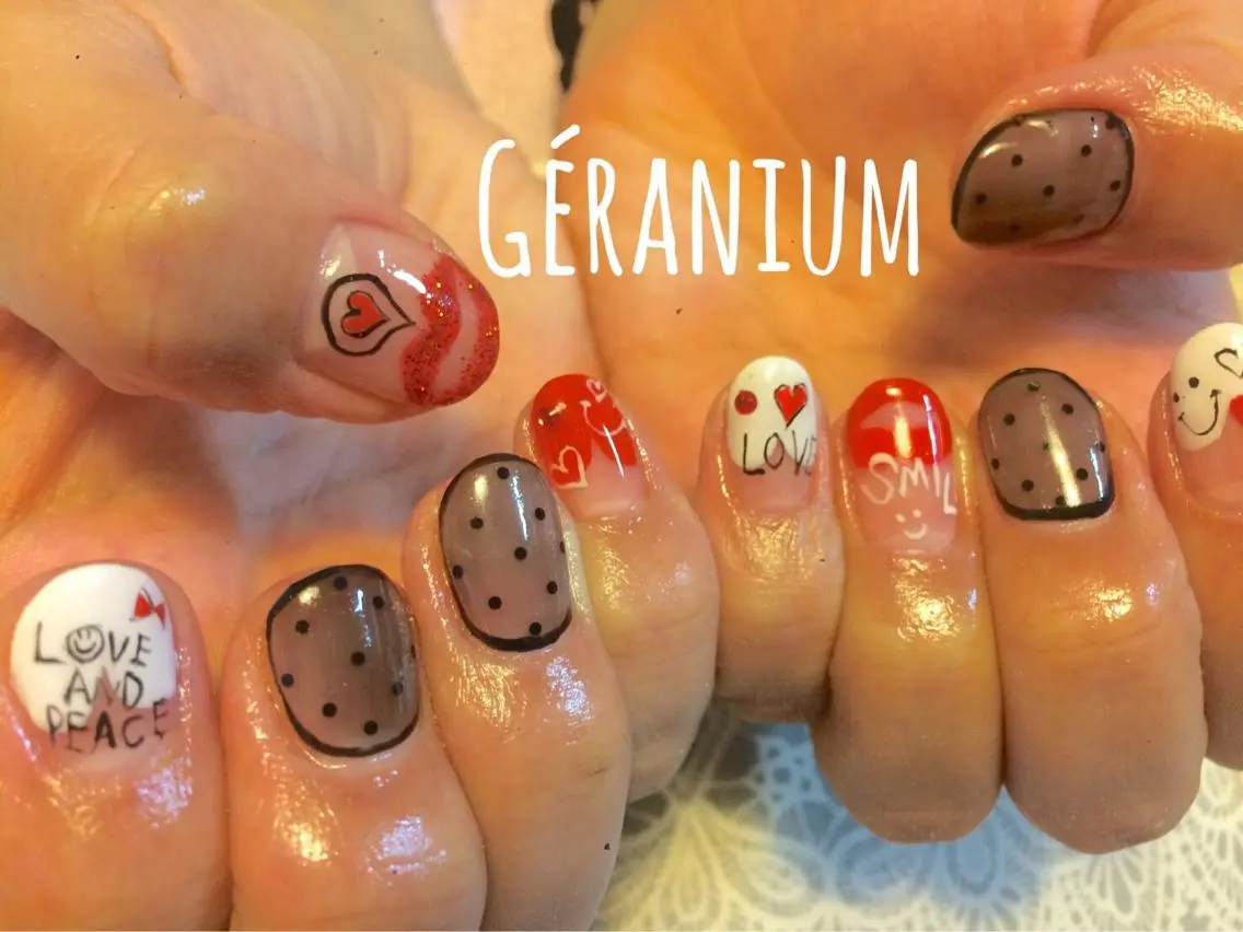 ネイル GéRanium Harukaのネイルデザイン