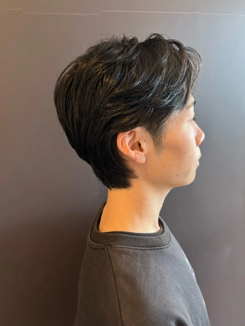 メンズ メンズウルフカット ウルフカット そら୨୧˖men's /デザインカラーのヘアスタイル