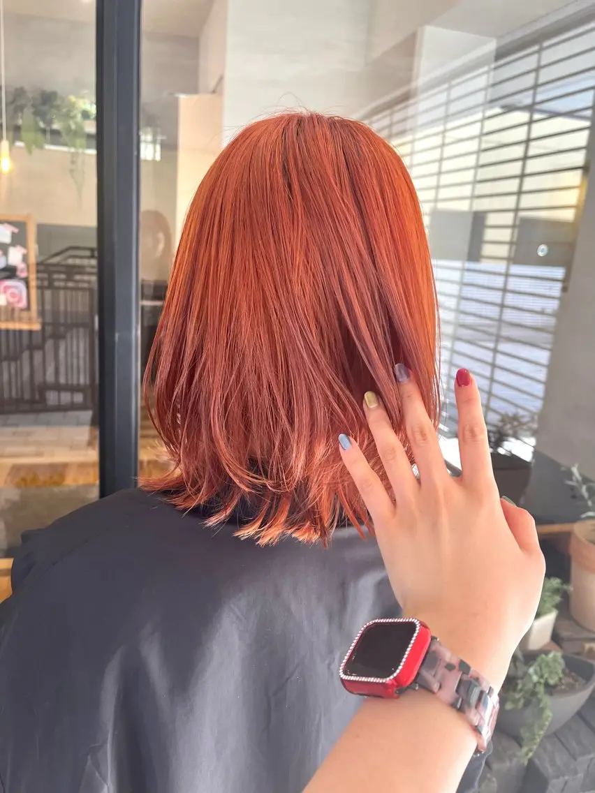 セミロング 田中 結月のヘアスタイル