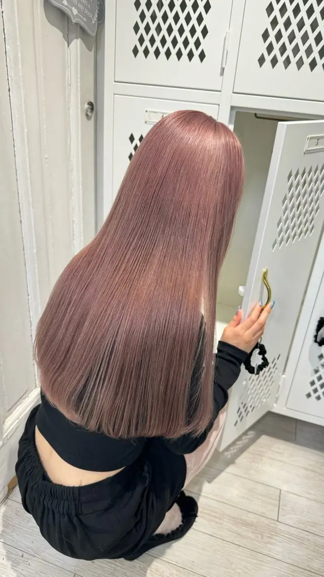 ロング カラー ヘアカラー 🍓艶モテ暖色カラー 🎀mayu🍓のヘアスタイル