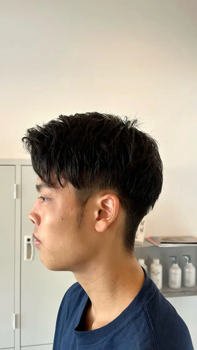 メンズカットの写真