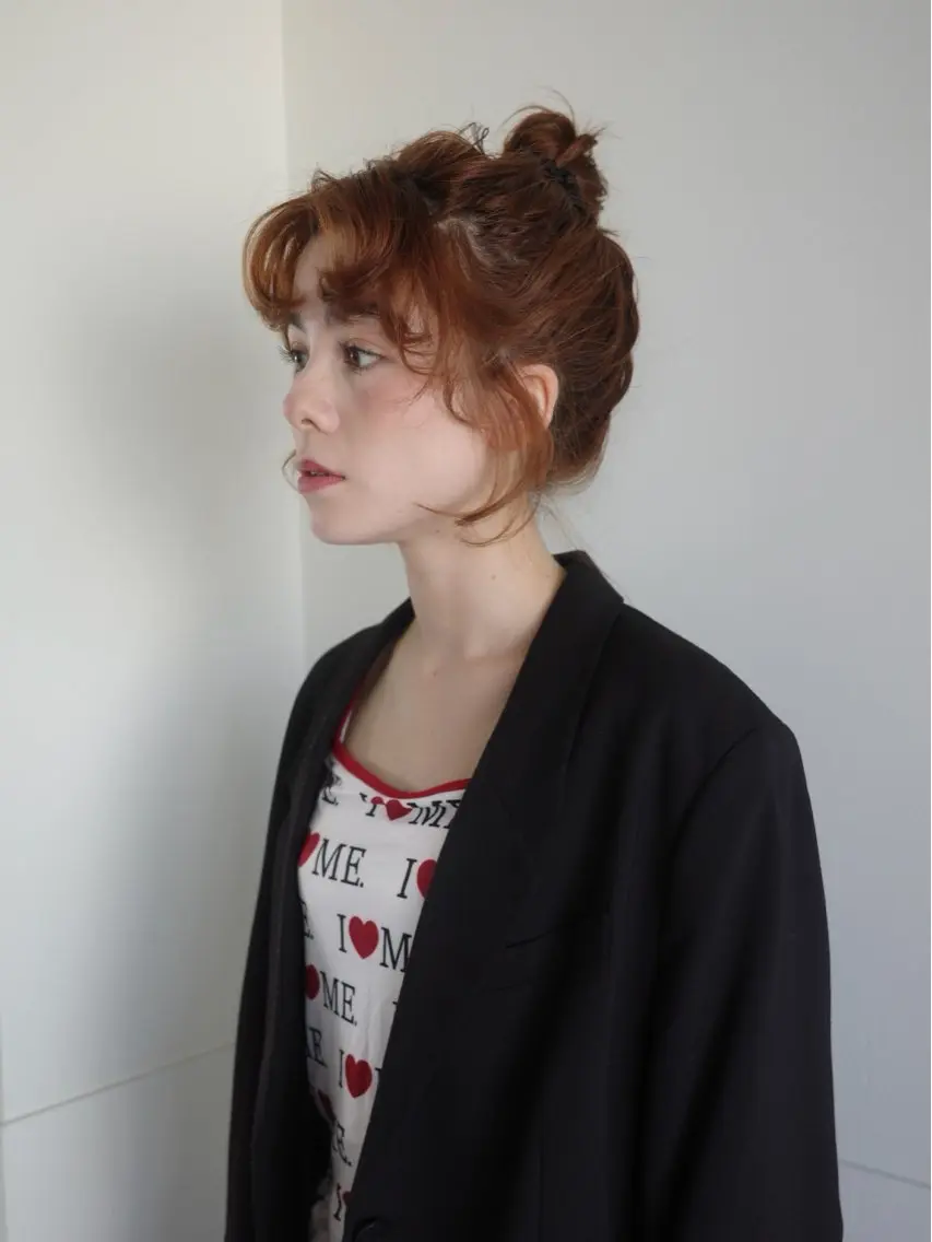 ロング カラー 顔まわりカット/透け カラー/Memi🎀のヘアスタイル