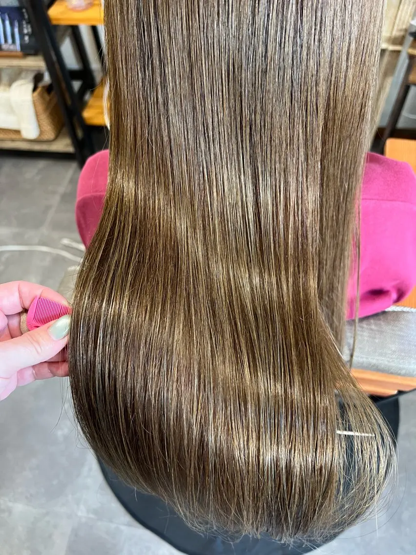 ロング トリートメント hair works raptureのヘアスタイル