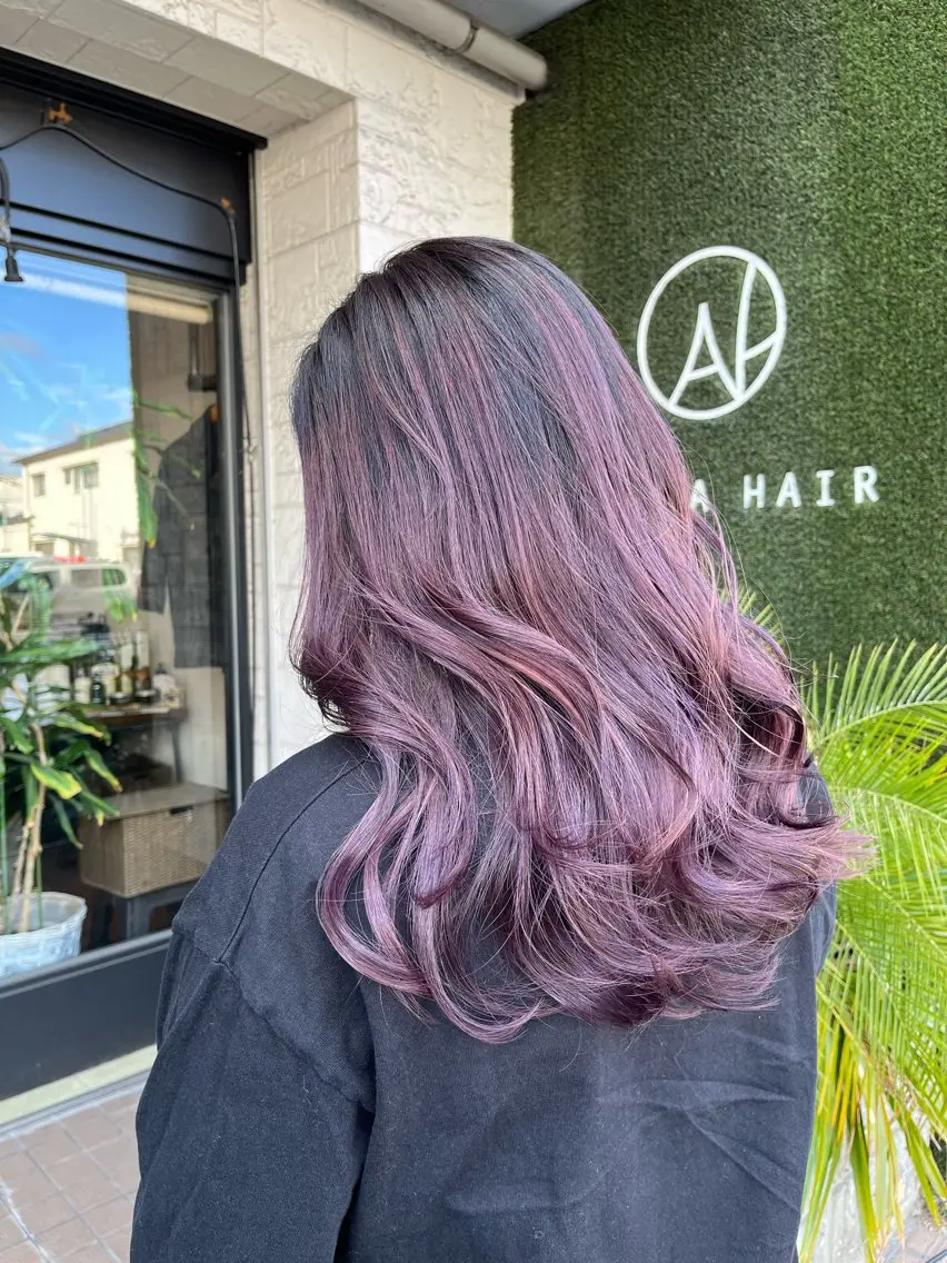 ロング カラー カット ヘアカラー トリートメント AKALA HAIR 西宮店 Juriのヘアスタイル