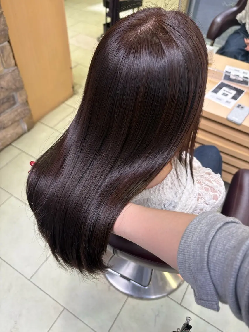 セミロング カラー sakura🎀/ ハイトーン/カラーのヘアスタイル