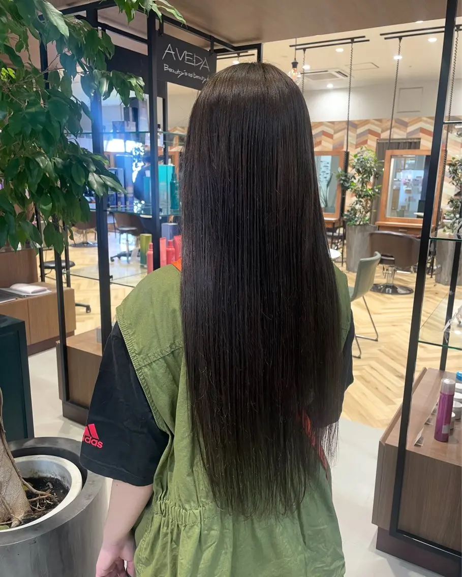 ロング カット ヘアカラー ナチュラルカラー 児玉優香のヘアスタイル
