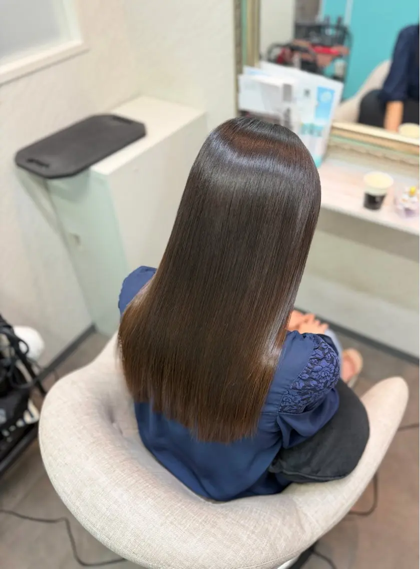 セミロング トリートメント トリートメント ヘッドスパ ヘアセット さやか/髪質改善/ カラー/seta新宿のヘアスタイル