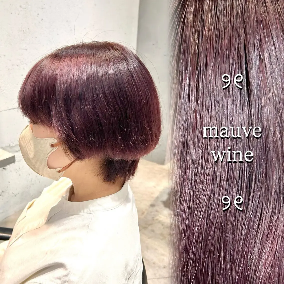 ショート カラー レッドカラー ヘアカラー 𝐑𝐄𝐍𝐀🎀 ワンカラーモデル募集のヘアスタイル