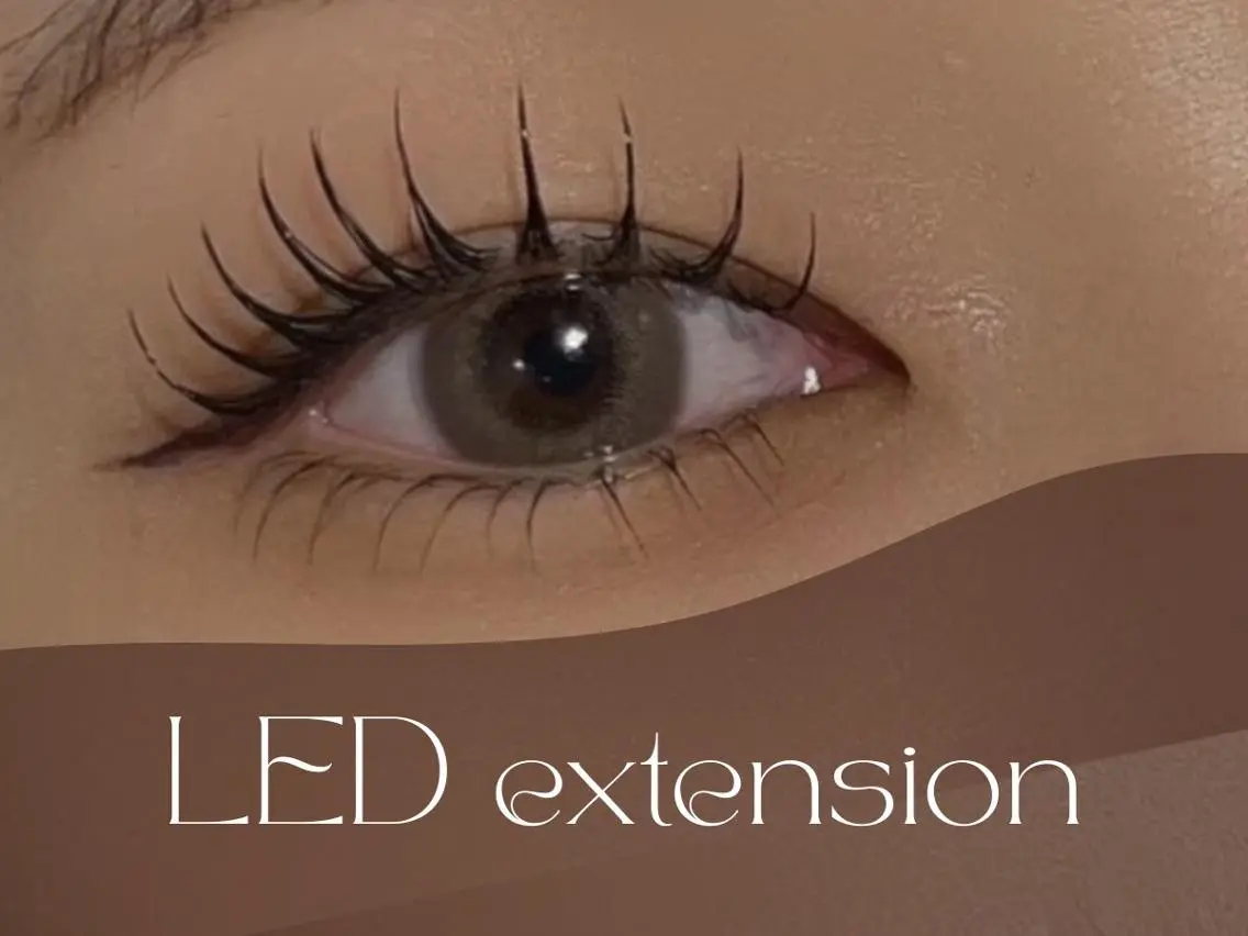 【8月限定】🌿LEDエクステ🌿 80〜100本の写真