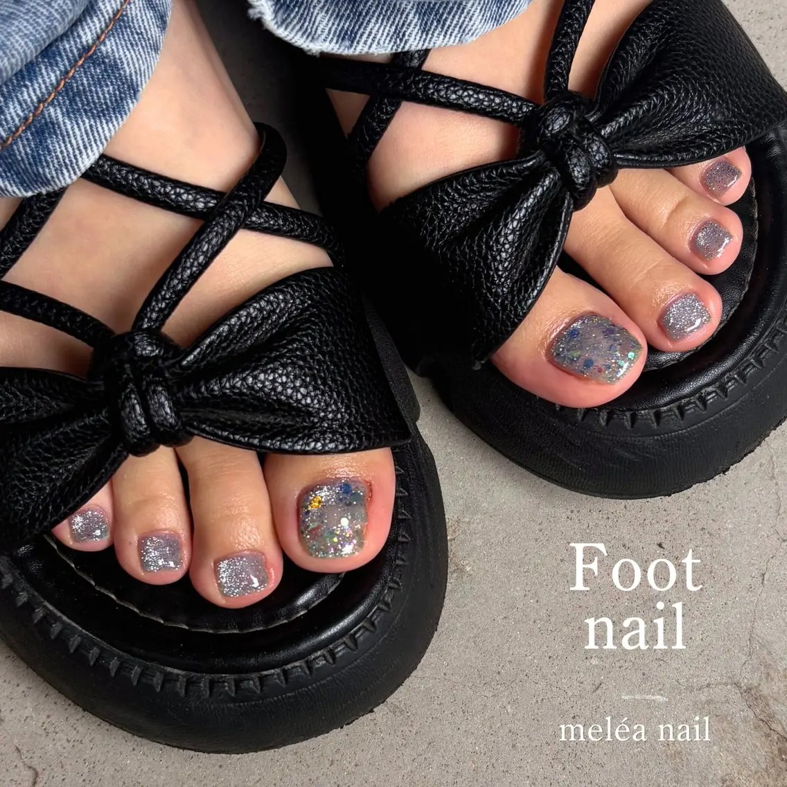 ネイル アートネイル フットネイル Mika meléa nailのネイルデザイン