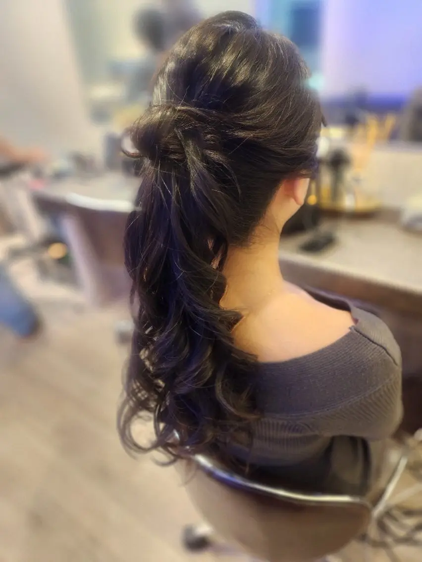ロング ヘアアレンジ ヘアセット サロンソレイユ(マツ エク/ヘアセット)のヘアスタイル