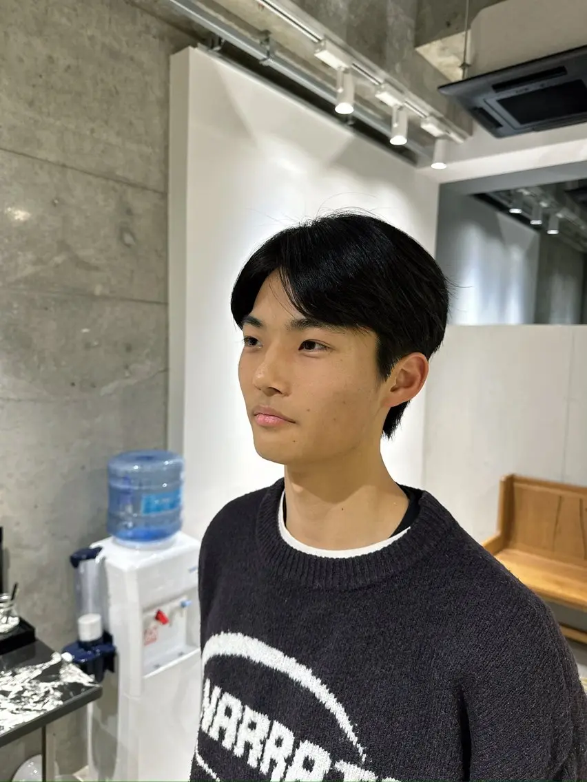 メンズ センターパート milli 佐藤 蓮 🤏のヘアスタイル