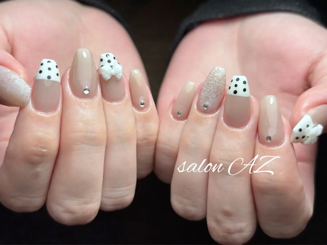 ネイル オフィスネイル ハンドネイル salon AZのネイルデザイン