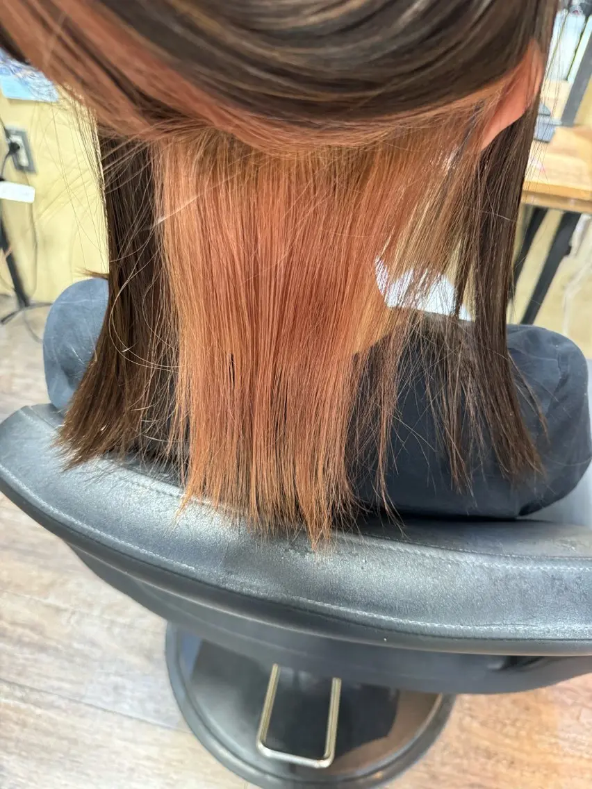 ミディアム カラー ヘアカラー 艶カラー🎀 YUUKAのヘアスタイル