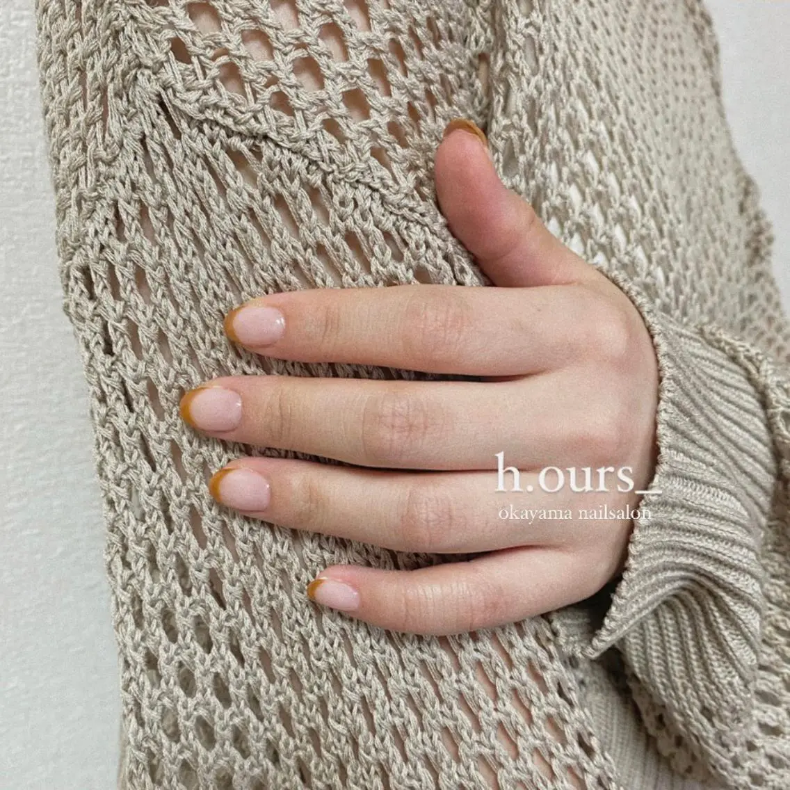 ネイル フレンチネイル ハンドネイル h.ours _のネイルデザイン