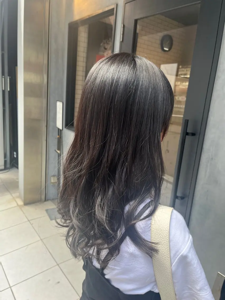 ロング パーマ くせ毛 縮毛矯正 カット パーマ 縮毛矯正 トリートメント 大人女子&髪改善専門 Nobuフリーランスのヘアスタイル
