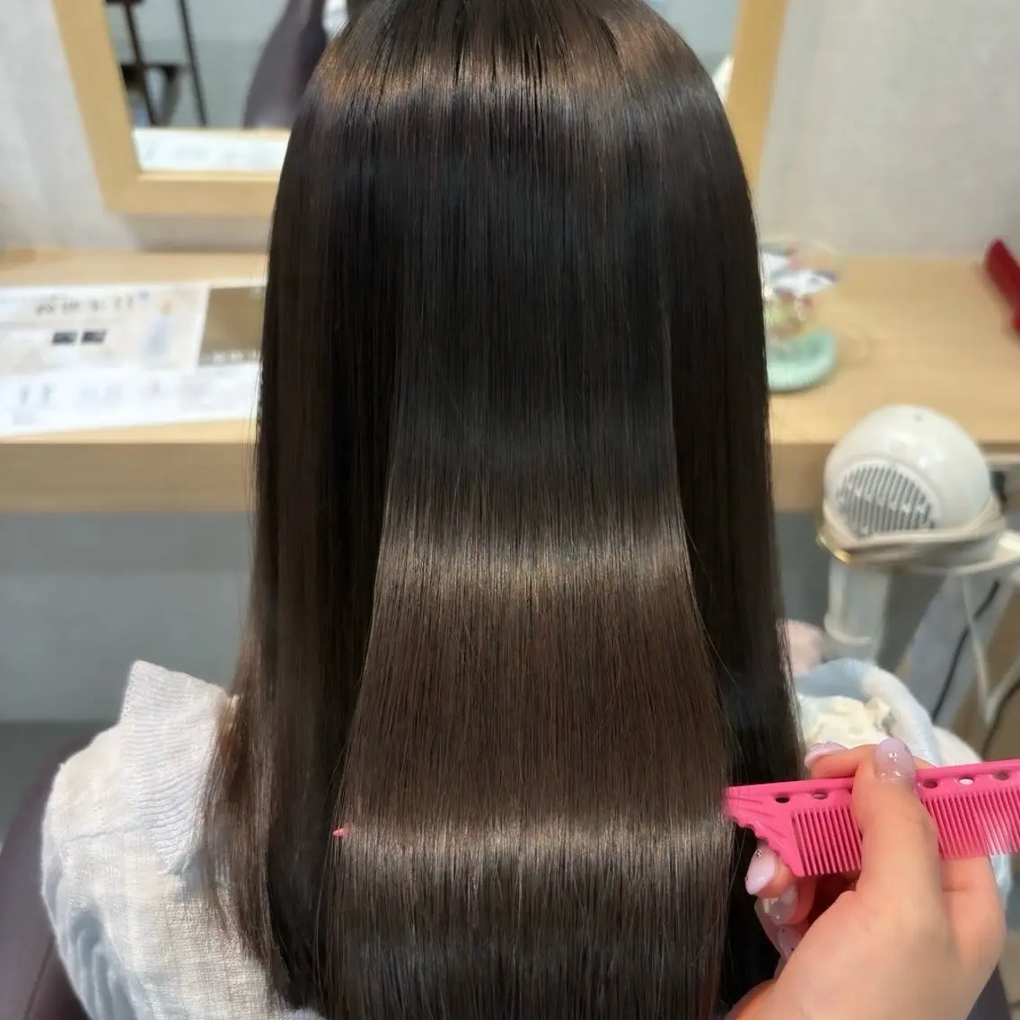 ロング カラー カット ヘアカラー トリートメント ブラウンカラー 🫧tomoka🫧のヘアスタイル