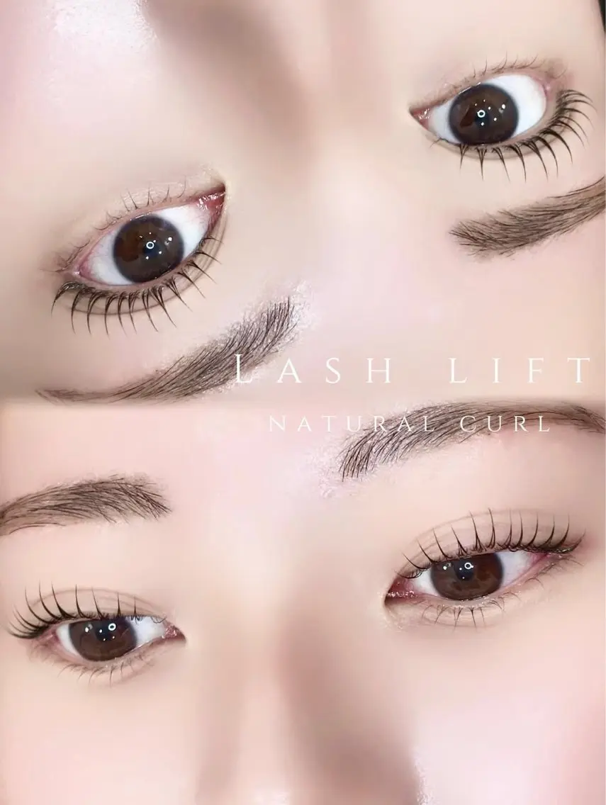 🎀まつ毛パーマ+活性ケラチンL 3リフト（トリートメント）※平日限定の写真