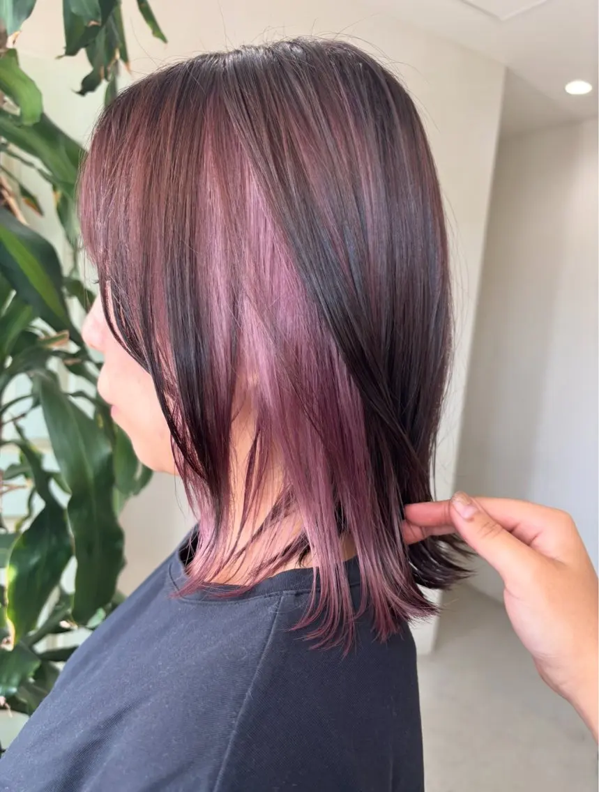 ミディアム レイヤー×髪質改善 hinanoのヘアスタイル