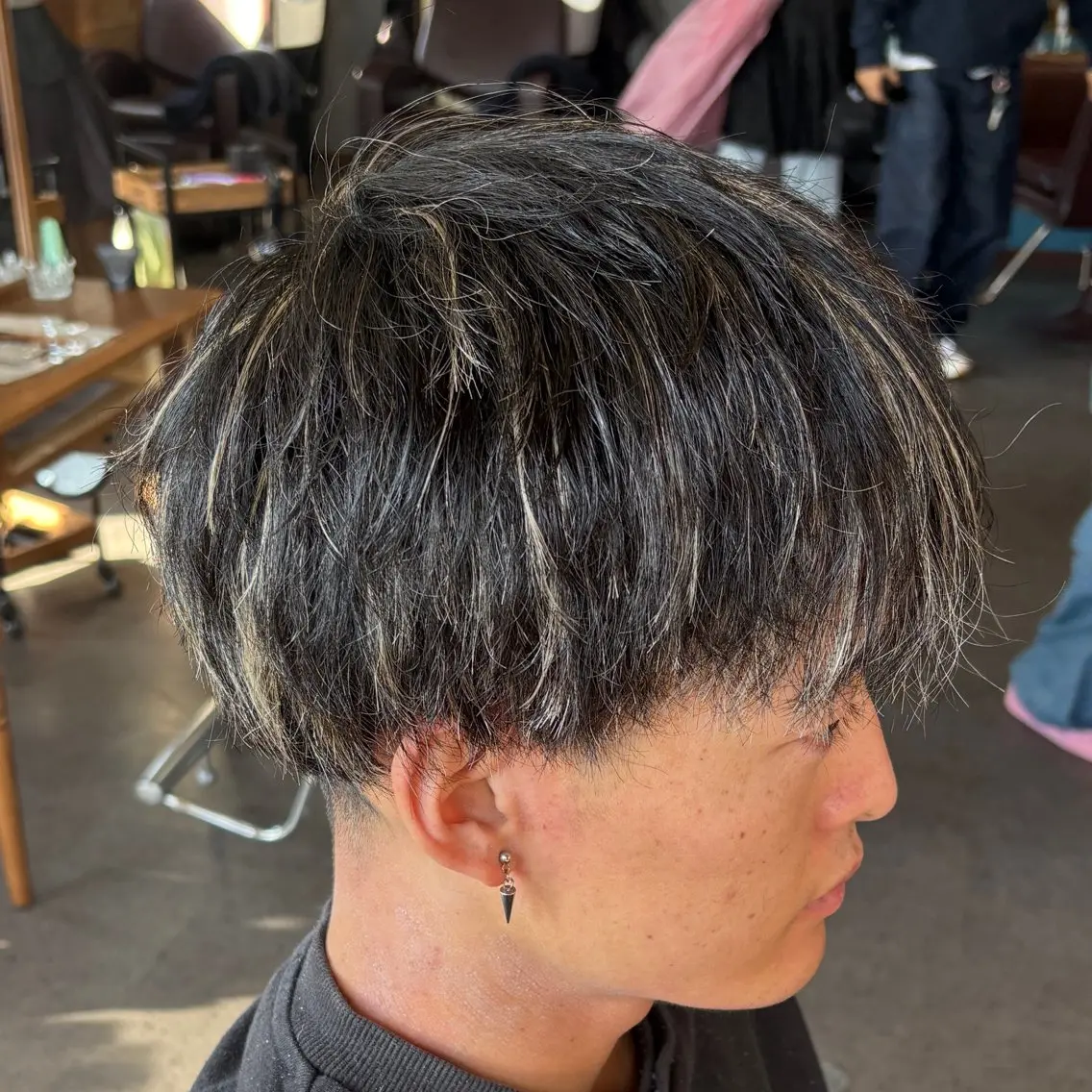メンズ マッシュ 小清水 美咲のヘアスタイル