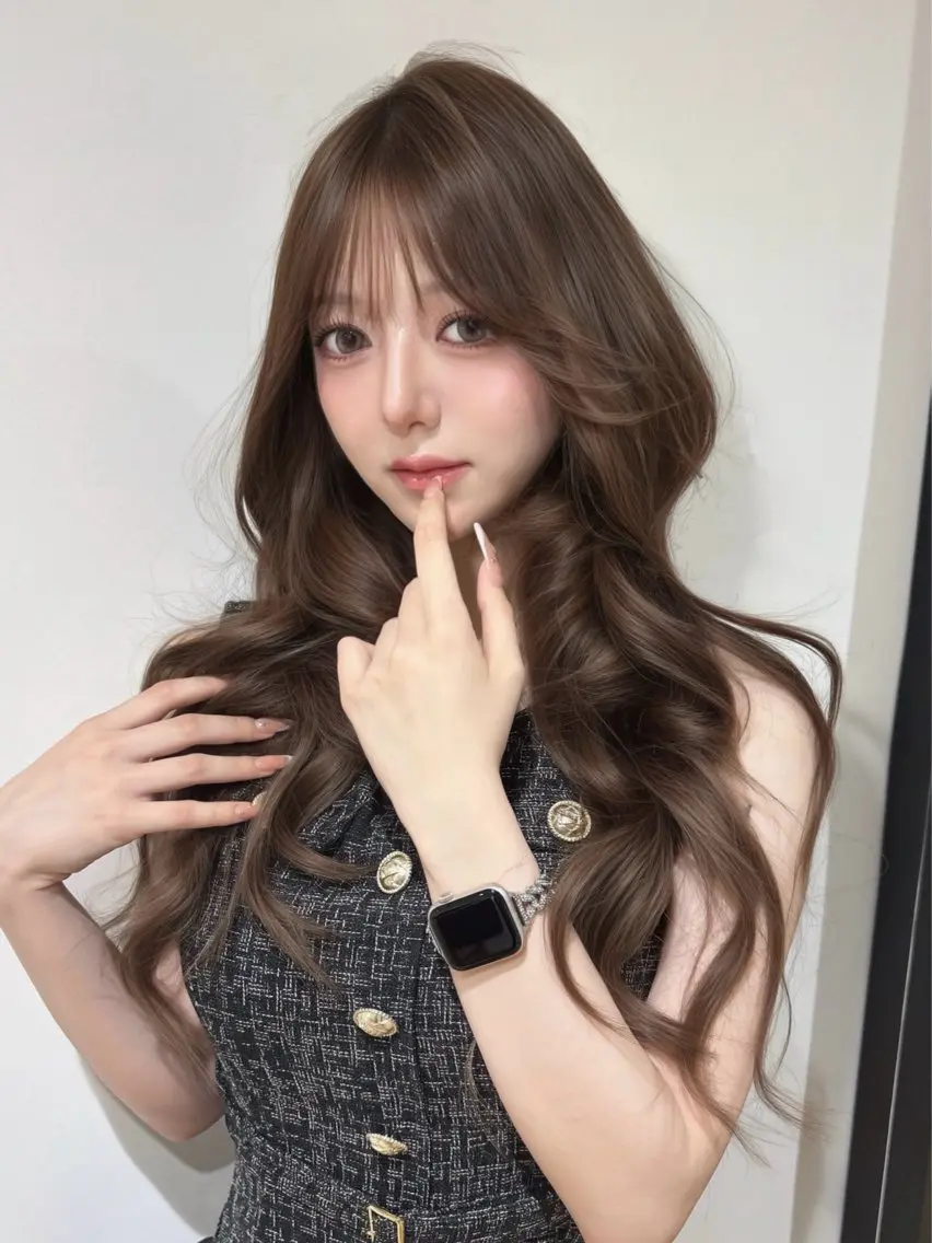 ロング カラー ヘアカラー kaho /レイヤーカットのヘアスタイル
