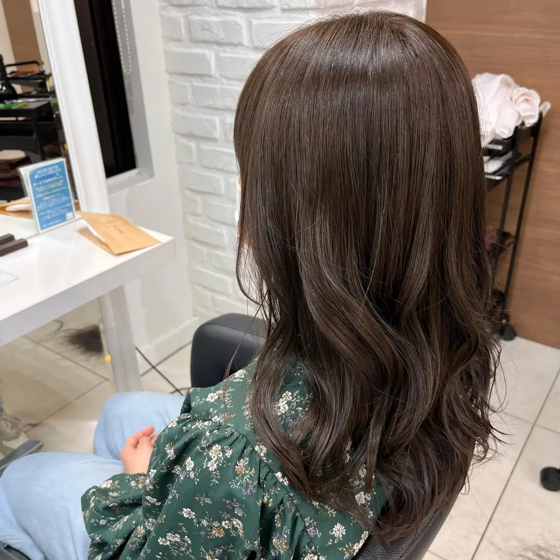 セミロング カット 【メンズ縮毛矯正/ Ryoka】のヘアスタイル