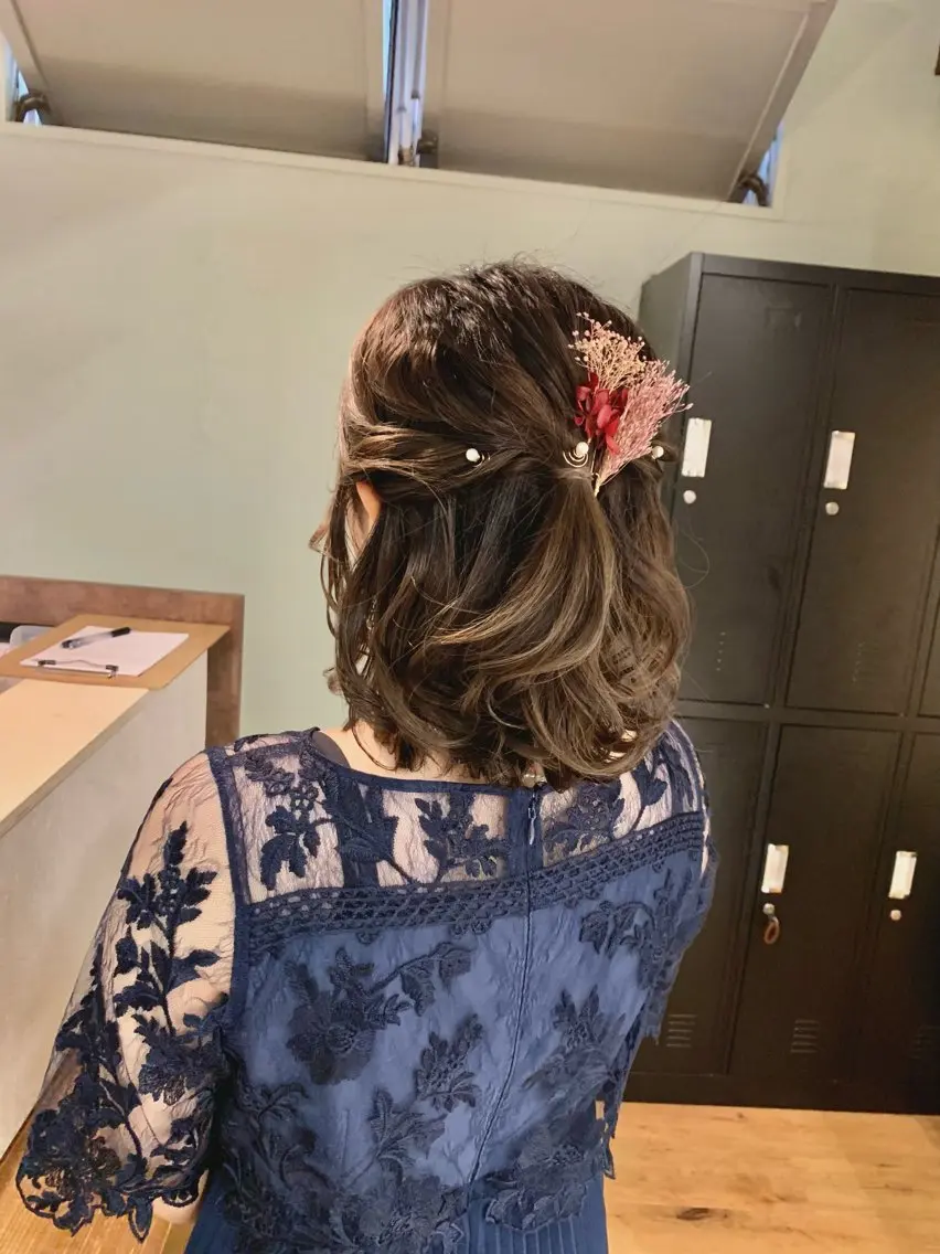 ミディアム rinrin 天文館のヘアスタイル