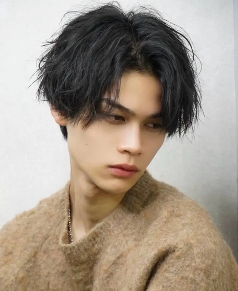 《メンズ限定》《ご新規様限定》🍓メンズカット+ツイストスパイラルパーマ(シャンプートリートメント付)の写真