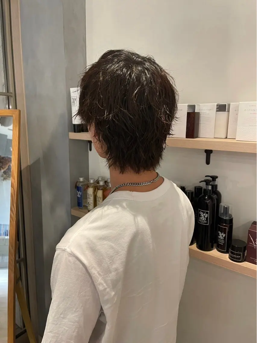 メンズ カット ROCCO アイナ/ レイヤー透明感カラーのヘアスタイル