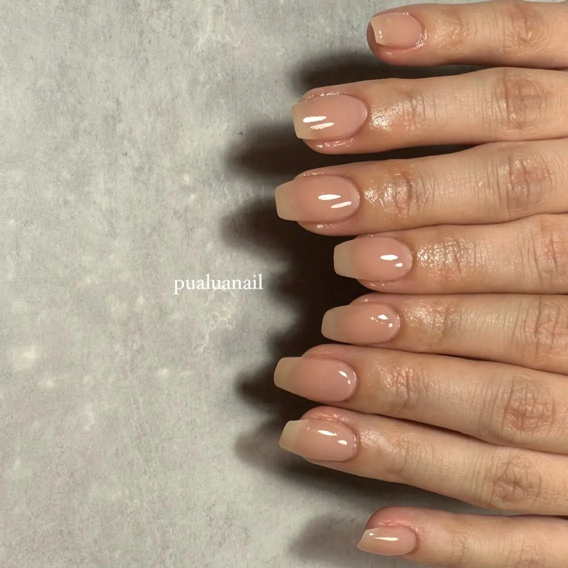 ネイル オフィスネイル ハンドネイル pualua miharuのネイルデザイン