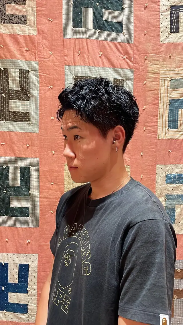 ショート カラー メンズ ヘアカラー 【YA/HI】 エンドウのヘアスタイル