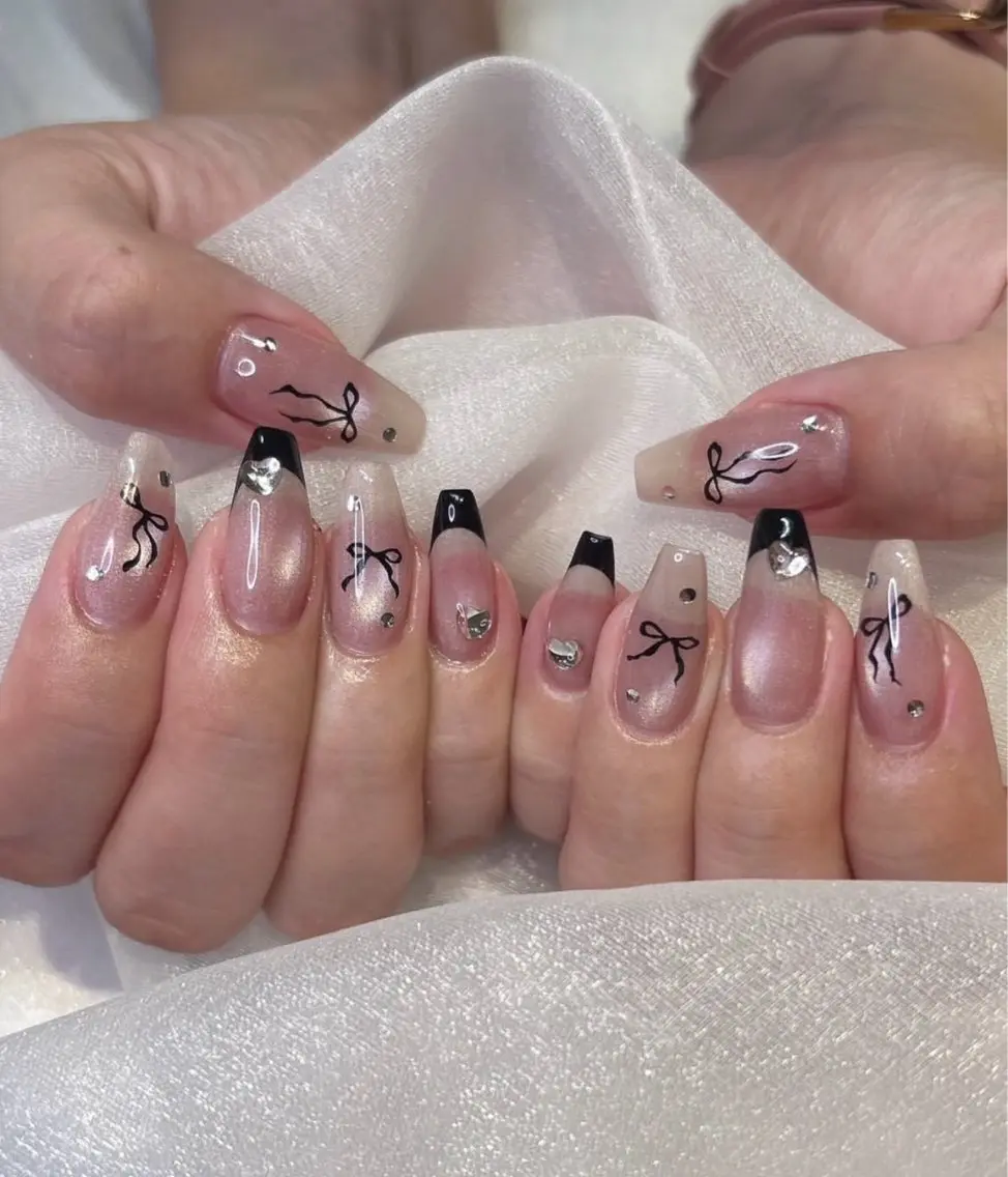 ネイル 韓国ネイル 持ち込み ニュアンスネイル ネイルチップ ハンドネイル TABI ANA.CHUOのネイルデザイン