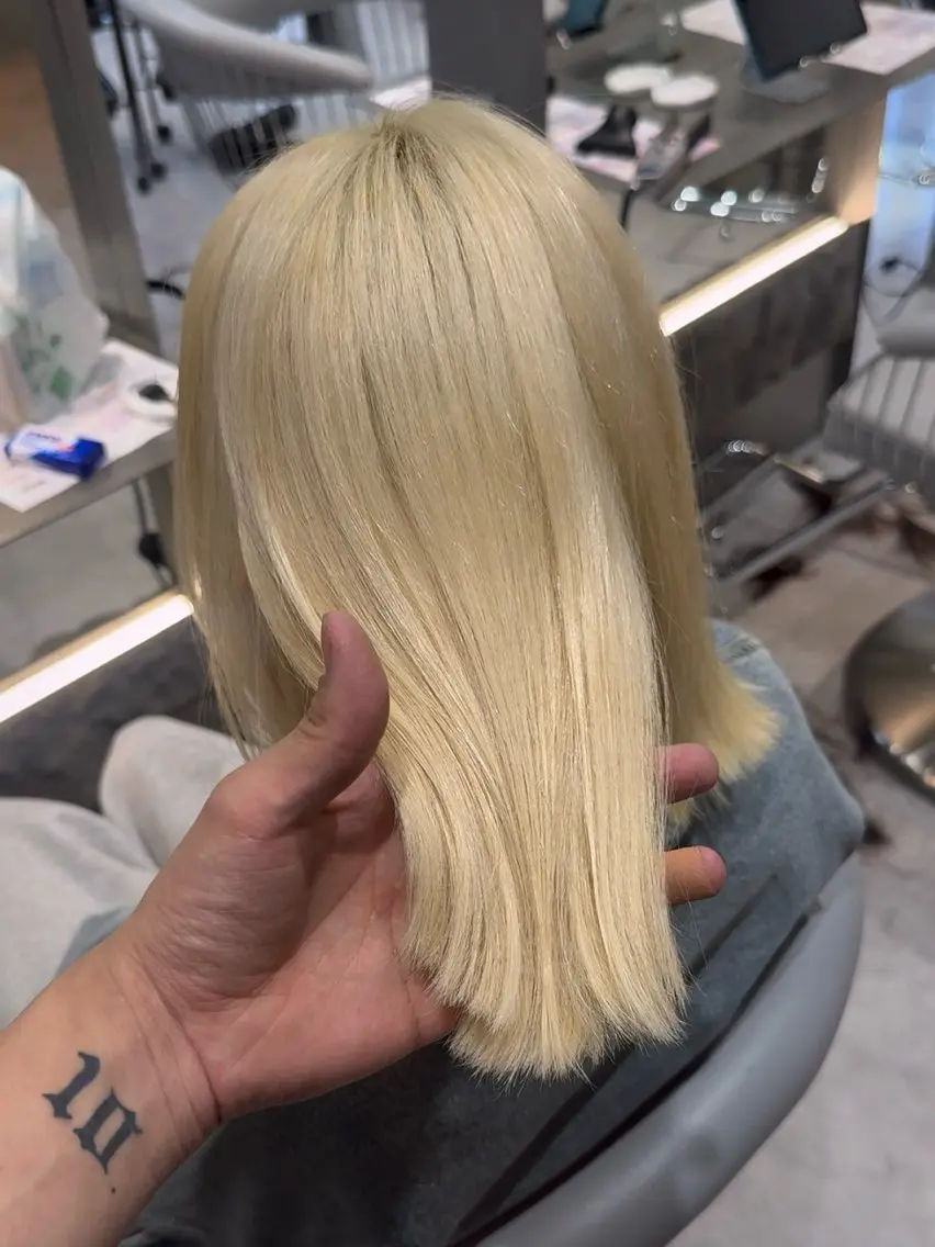 ショート カラー ヘアカラー トリートメント Aster 店長 れおんのヘアスタイル