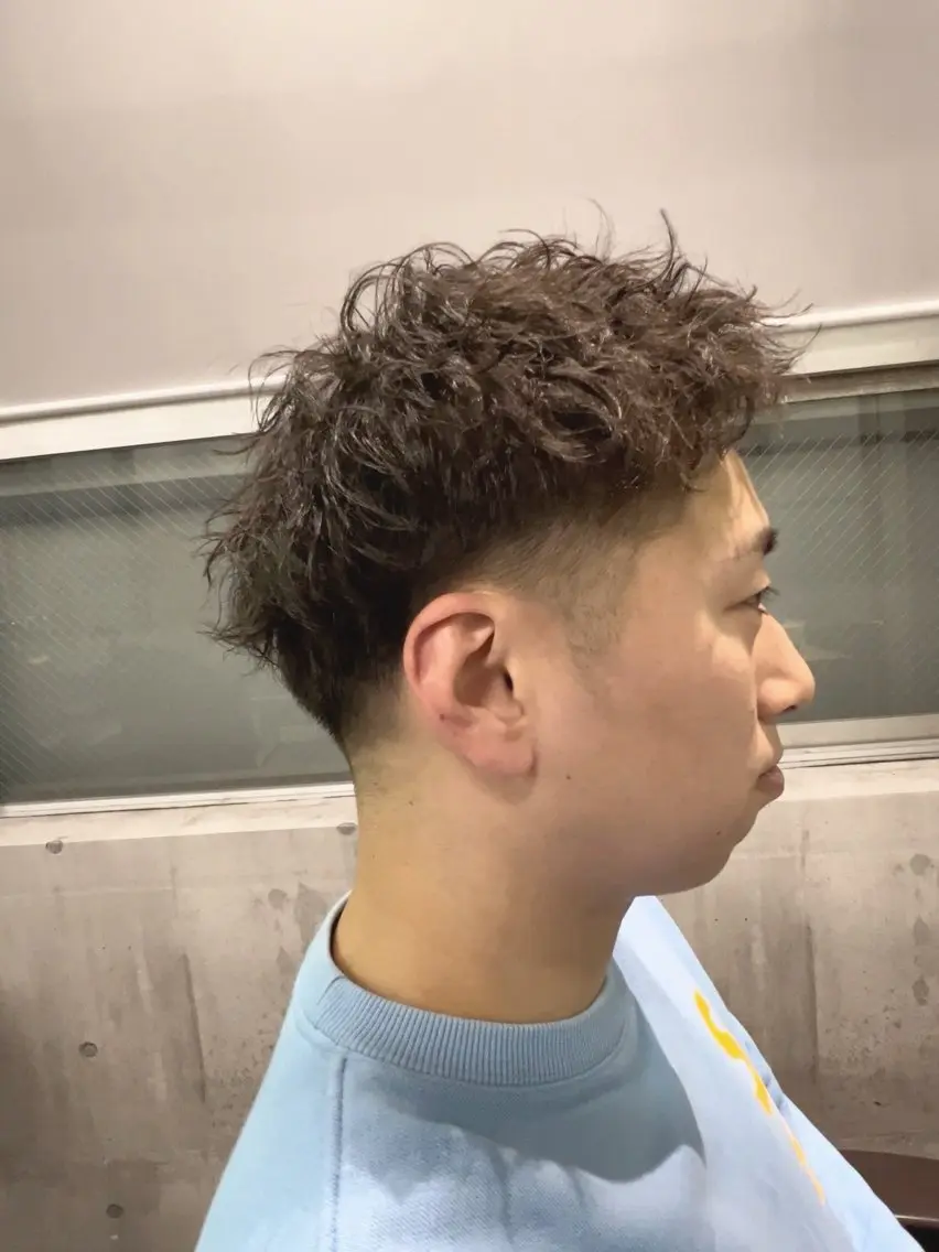ショート メンズ カット パーマ newi ナカノのヘアスタイル