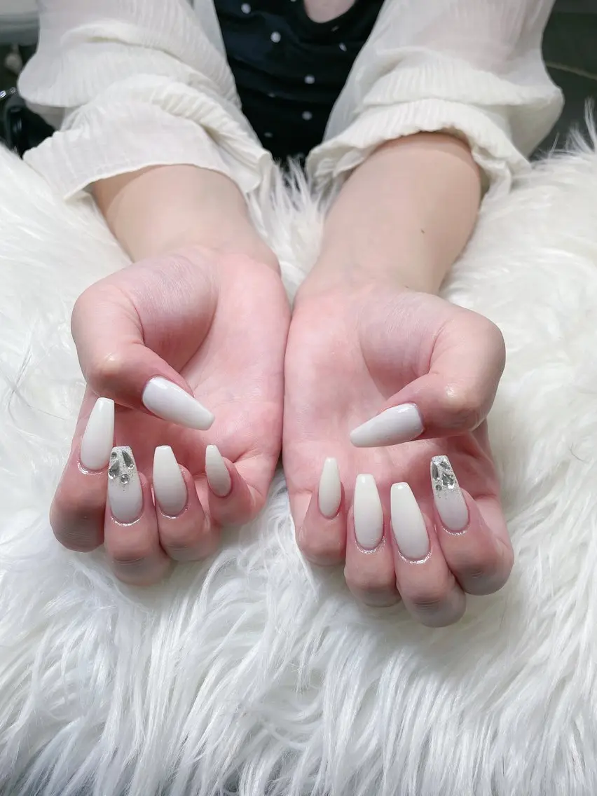 ネイル 長さ出し フレンチネイル グラデーション 韓国ネイル マグネットネイル ハンドネイル VB HEAVEN nailのネイルデザイン