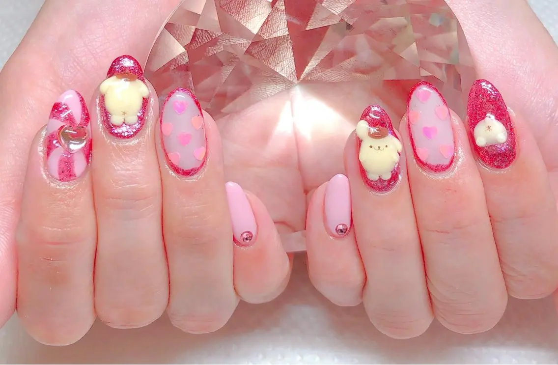ネイル 持ち込み スカルプネイル CROWN プライベートサロンのネイルデザイン